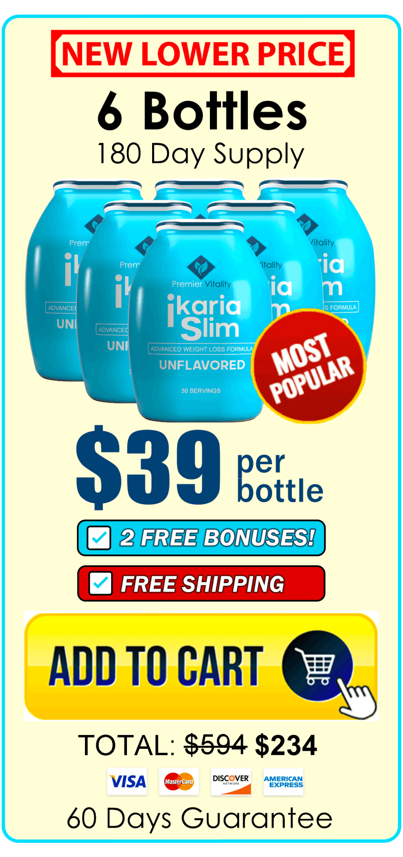 IkariaSlim 6 Bottle